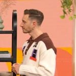 Will Taylor’s house design sweater on The Drew Barrymore Show
