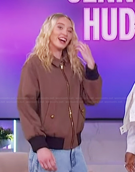 Zendaya's plaid jacket on The Jennifer Hudson Show