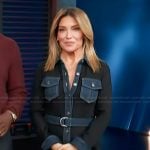 Kit’s contrast denim dress on Access Hollywood