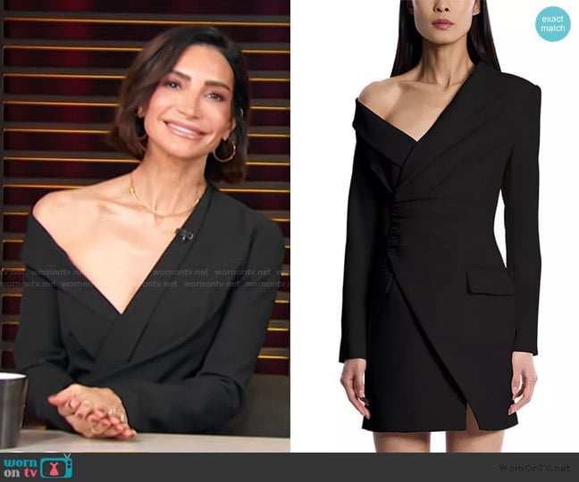 A.L.C.  Skyla Dress worn by Courtney Lopez on Access Hollywood