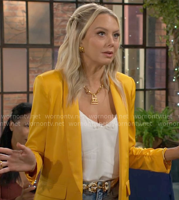 Abby's yellow blazer on The Young and the Restless