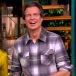 Adam Glassman’s plaid shirt on The View