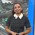 Adelle’s grey collared mini dress on Today