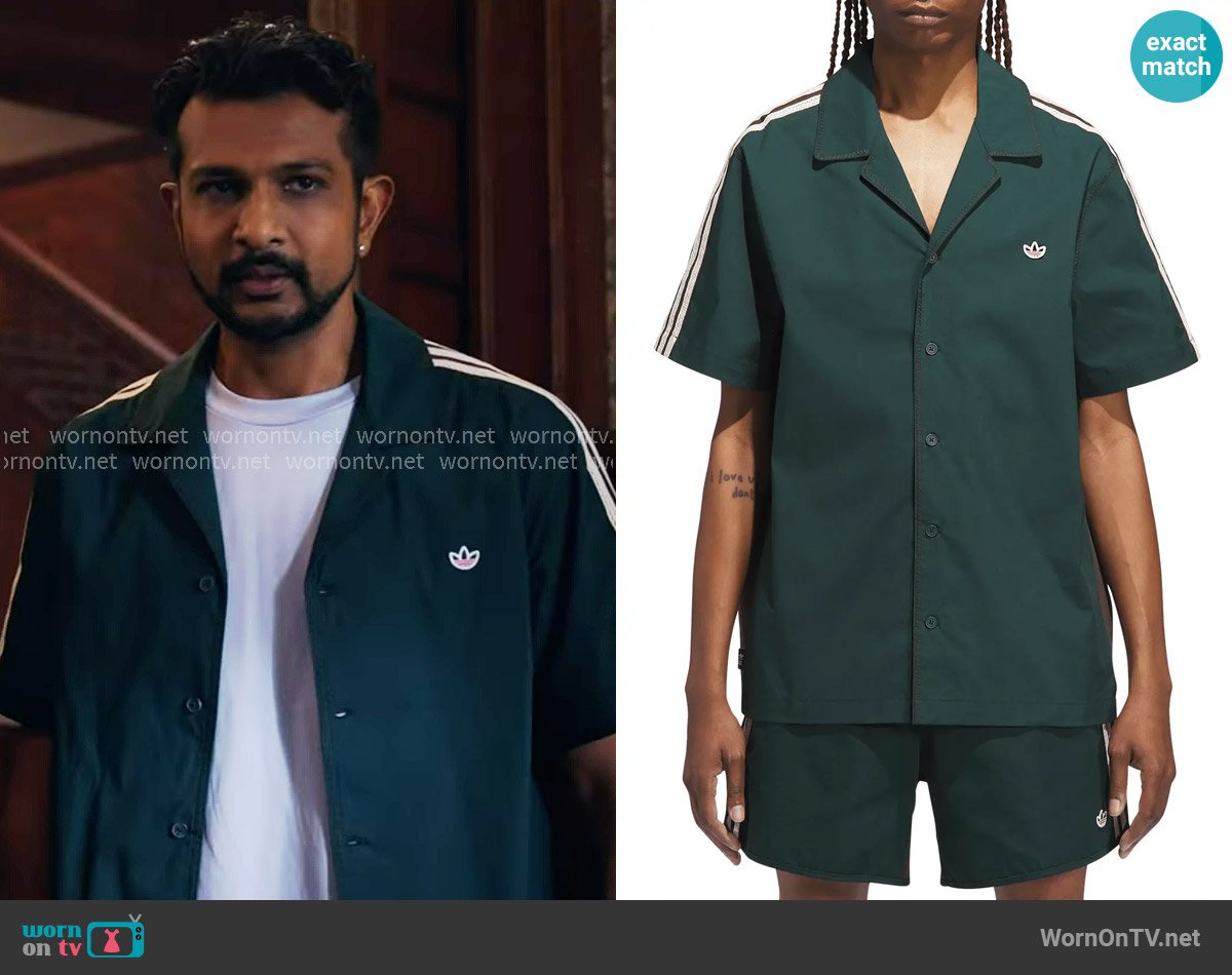 Jay’s green short-sleeve Adidas shirt on Ghosts