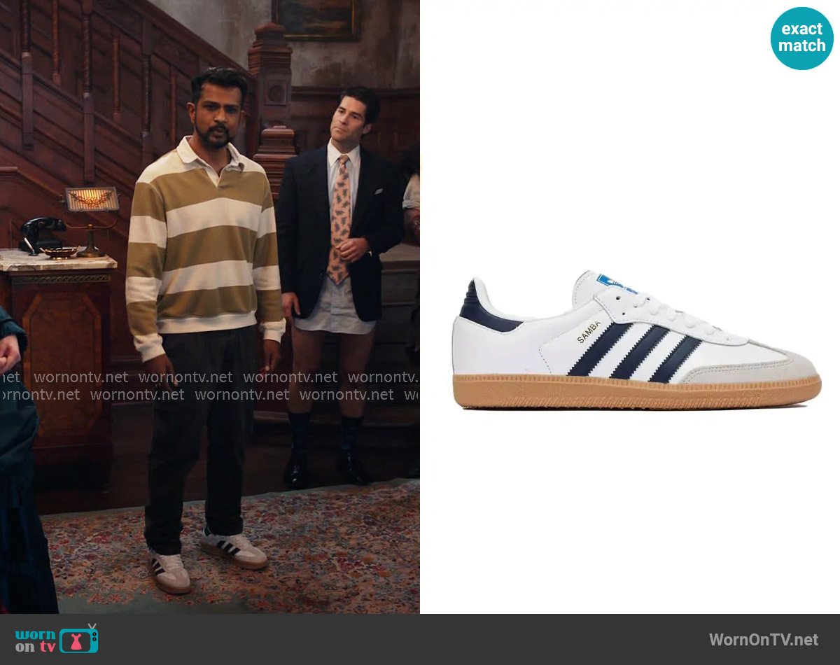 Adidas Samba OG Shoes worn by Jay (Utkarsh Ambudkar) on Ghosts
