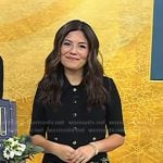 Adrianna’s black polo dress on Today