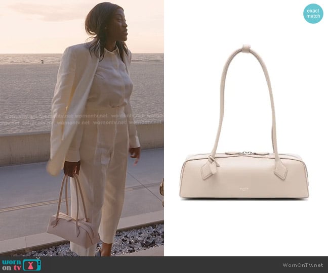 Alaia Medium Le Teckel Shoulder Bag worn by Chelsea Lazkani on Selling Sunset