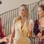 Alex's beige draped detail mini blazer dress on Selling the OC