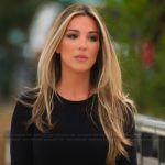 Alex’s black tie waist dress on Selling the OC