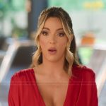 Alex’s red confessional dress on Selling the OC