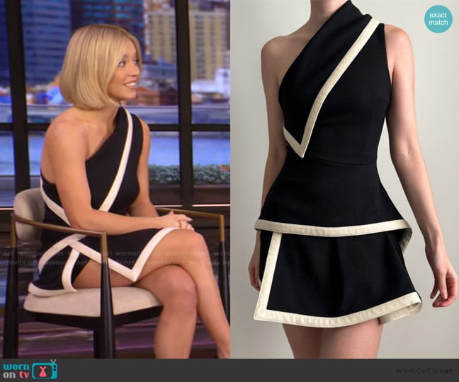 Alexander McQueen Vintage Dress worn by Sydney Sweeney' on Live with Kelly and Mark