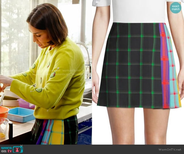Alice + Olivia Semira Skirt worn by Bronwyn Newport on The Real Housewives of Salt Lake City