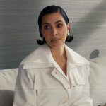 Allura’s white trench jacket on Alls Fair