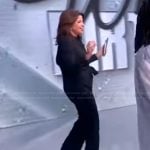 Ana’s tie front jumpsuit on The View