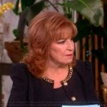 Joy’s black chain detail cardigan on The View