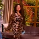 Ana’s leopard print jumpsuit on The View