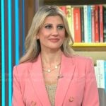 Angelique Rewers' pink blazer on CBS Mornings