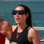 Angie's black sports bra on The Real Housewives of Salt Lake City