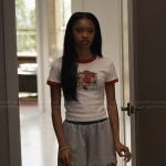 Ashley’s floral shorts on Bel-Air