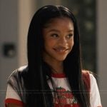 Ashley’s red plaid apron on Bel-Air