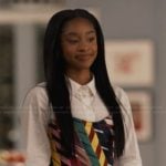 Ashley’s tie detail corset top on Bel-Air