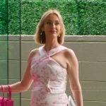 Ashtyn’s pink floral halter dress on Selling the OC