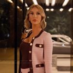 Ashtyn’s pink contrasting top on Selling the OC