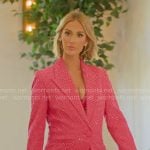 Ashtyn's pink rhinestone suit on Selling the OC
