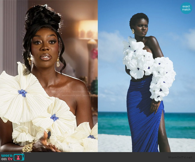Atelier Ndigo Mazu Dress worn by Wendy Osefo on The Real Housewives of Potomac
