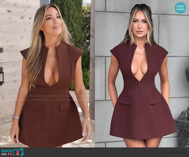 Baby Boo Suri Mini Dress worn by Alex Halll (Alex Hall) on Selling the OC