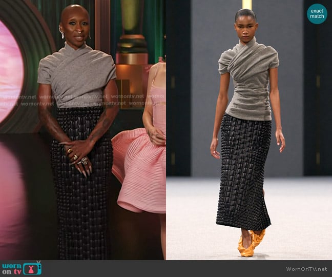 Balmain Fall Winter 2025 Collection worn by Cynthia Erivo on The Voice
