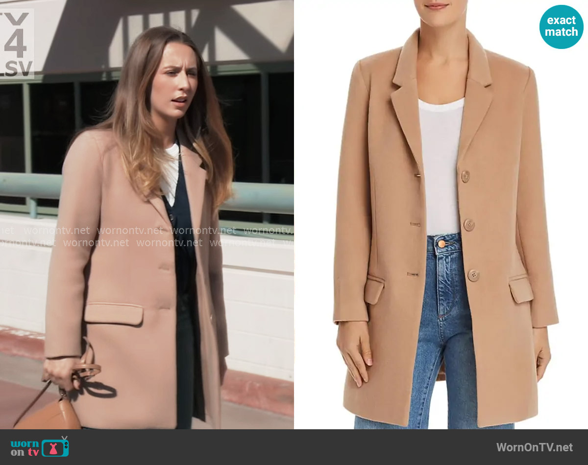BB Dakota Whiskey Business Twill Coat worn by Josslyn Jacks (Eden McCoy) on General Hospital