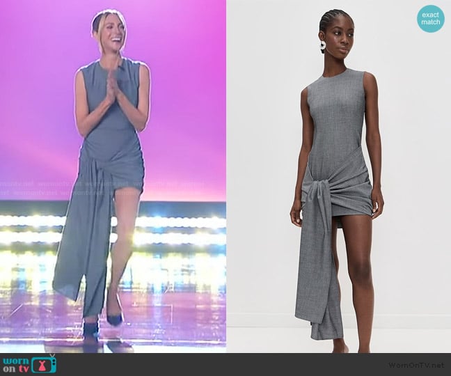 Beaufille Sash Dress worn by Brittany Snow on The Jennifer Hudson Show