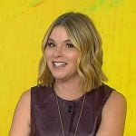 Jenna’s brown leather belt on Today