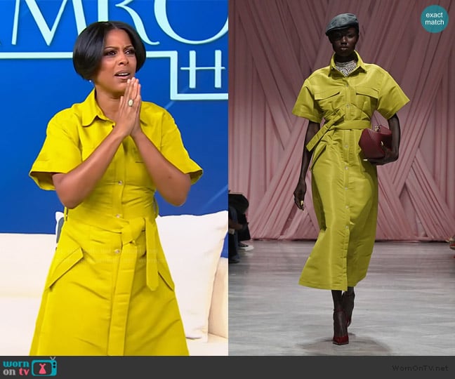 Bibhu Mohapatra 2026 Spring Collection worn by Tamron Hall on Tamron Hall Show