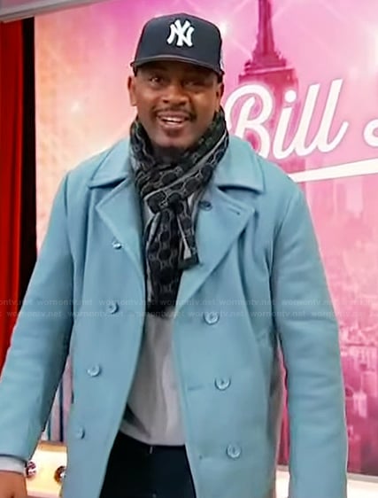 Bill Bellamy's blue coat on Sherri