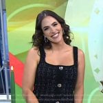 Janelle Lam’s black tweed dress on Today