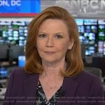 Kelly O’Donnell’s black print blouse on Today