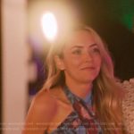 Tiffany’s blue floral hatler dress on Selling the OC