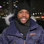 Shaquille Brewster’s blue hooded jacket on Today
