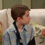 Thomas’s blue plaid button down shirt on Days of our Lives