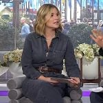 Jenna’s grey chain boots on Today