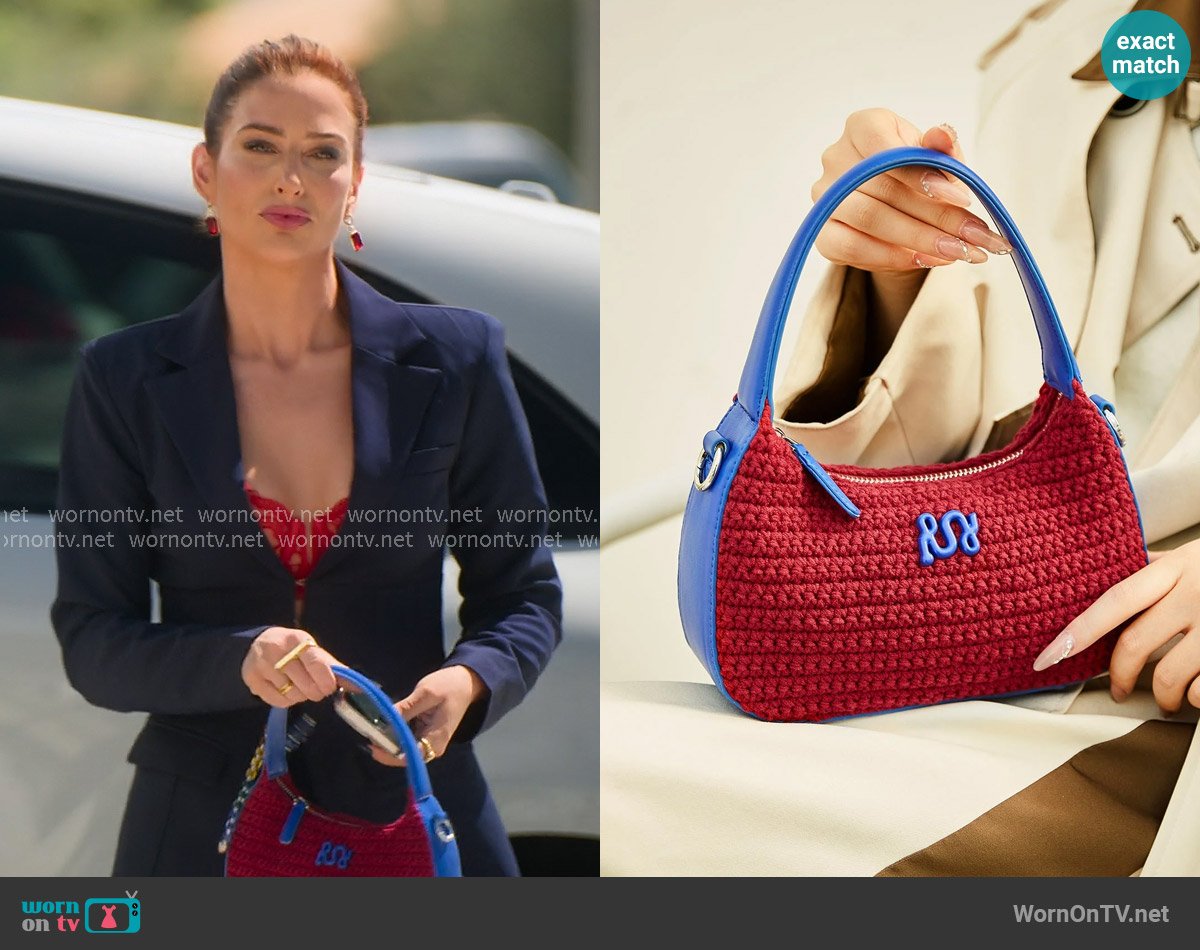 Bostanten Crochet Bag worn by Polly Brindle (Polly Brindle) on Selling the OC