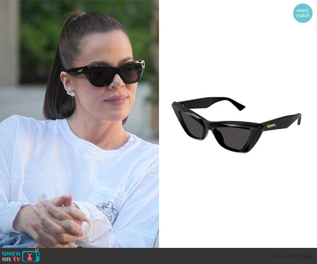 Bottega Veneta BV1101S worn by Khloe Kardashian (Khloe Kardashian) on The Kardashians