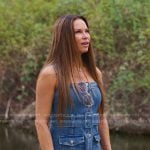 Britani’s belted denim dress on The Real Housewives of Salt Lake City