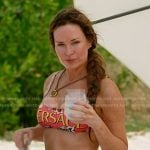 Britani’s floral bikini on The Real Housewives of Salt Lake City