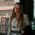Britani’s tweed moto jacket and shorts on The Real Housewives of Salt Lake City