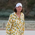 Bronwyn’s lemon print pajamas on The Real Housewives of Salt Lake City