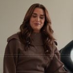 Juliana’s brown dress on Alls Fair