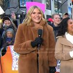 Jenna’s brown fur coat on Today